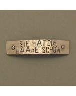Hair clip "She has the hair nice"