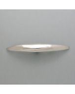 Spindle hair clip in nickel silver, polished