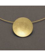 Pendant gold-plated bowl