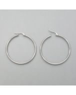 Great hoops silver look