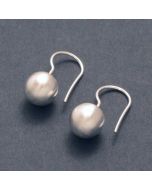 Silver Sphere Earrings