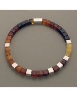 Amber necklace cube large