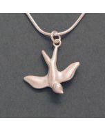 Silver Swallow Pendant