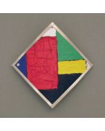 Square Canvas Hair Clip