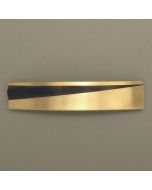 hair clip Diagonal, Brass