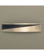 “Diagonal” Hair Clip, new silver
