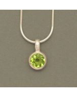 echtes Silber - Peridot