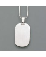 Round engraving pendant, big