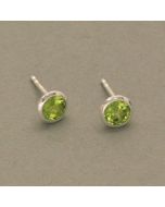 Peridot Ear Studs