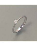 14kt White Gold Large Diamond Ring