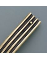 Wavy brass hair clip