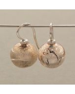 Rosé Murano Glass Bead Earrings