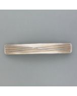 Hair clip wire mesh silver tone
