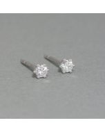 White Gold Diamond Earrings