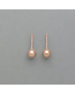 Studs Balls in 9ker rosé gold, glossy