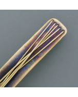 Hair clip, wire mesh, gold-colored, blackened