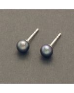 Dark Pearl ear studs