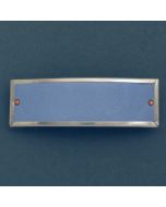 Hair light blue leatherbarrette 