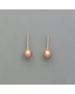 Studs Balls in 9k rosé gold, frosted