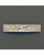Silver hair barrette Cubism