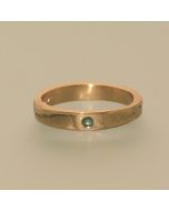 Gold Casting Ring with Diamond