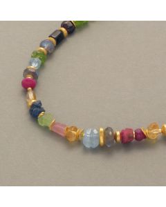 “Colorful Baroque” Gemstone Necklace