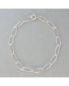 Paperclip-Armband Silber - Photo 1