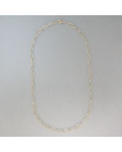 Paperclip-Kette in goldplattiertem Silber in 45 cm Länge - Photo 1