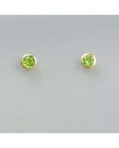 Ohrstecker mit funkelndem Peridot - Photo 1
