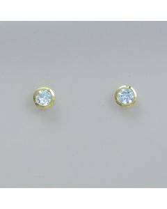 Ohrstecker mit funkelndem Topas - Photo 1