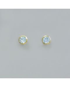 Ohrstecker mit funkelndem Topas - Photo 1