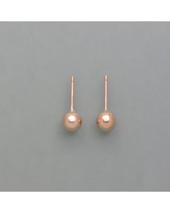 Studs Balls in 9ker rosé gold, glossy