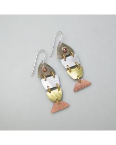 Ohrhänger Fisch multicolor - Photo 2