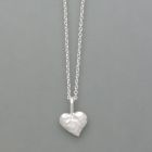 small pendant heart made of 925 silver