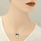 Guardian Angel Silver Pendant (with Hair)