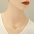Gilded Guardian Angel Pendant