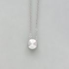 Pendant small brilliant in stainless steel