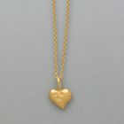 small pendant heart made of gold-plated silver