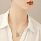 “Vespa Couple” Silver Pendant