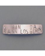 Hair clip lettering "I'm ready to go"