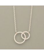 Necklace with Two Silver Rings