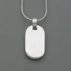 Rectangular engraving pendant, small
