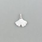 Anhänger Ginkgo-Blatt aus Silber