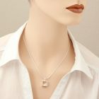 “White Swan” Silver Pendant