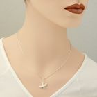Silver Swallow Pendant