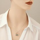 “Vespa Rider” Silver Pendant