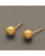 Gold-plated sphere studs large
