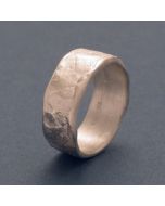 Silver Cast Ring, 0.35 inch, 9 mm