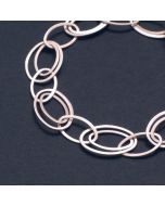 Oval Ring Silver Necklace