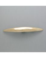 Spindle hair clip in brass, polished